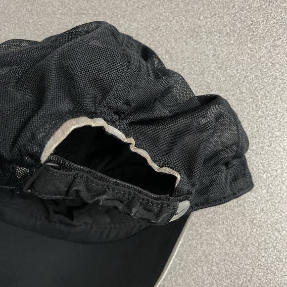 Vtg Nike Tailwind 7 Panel Dri Fit Hat Cap Black Mesh Run Sheer Jog Train Swoosh - Picture 5 of 8